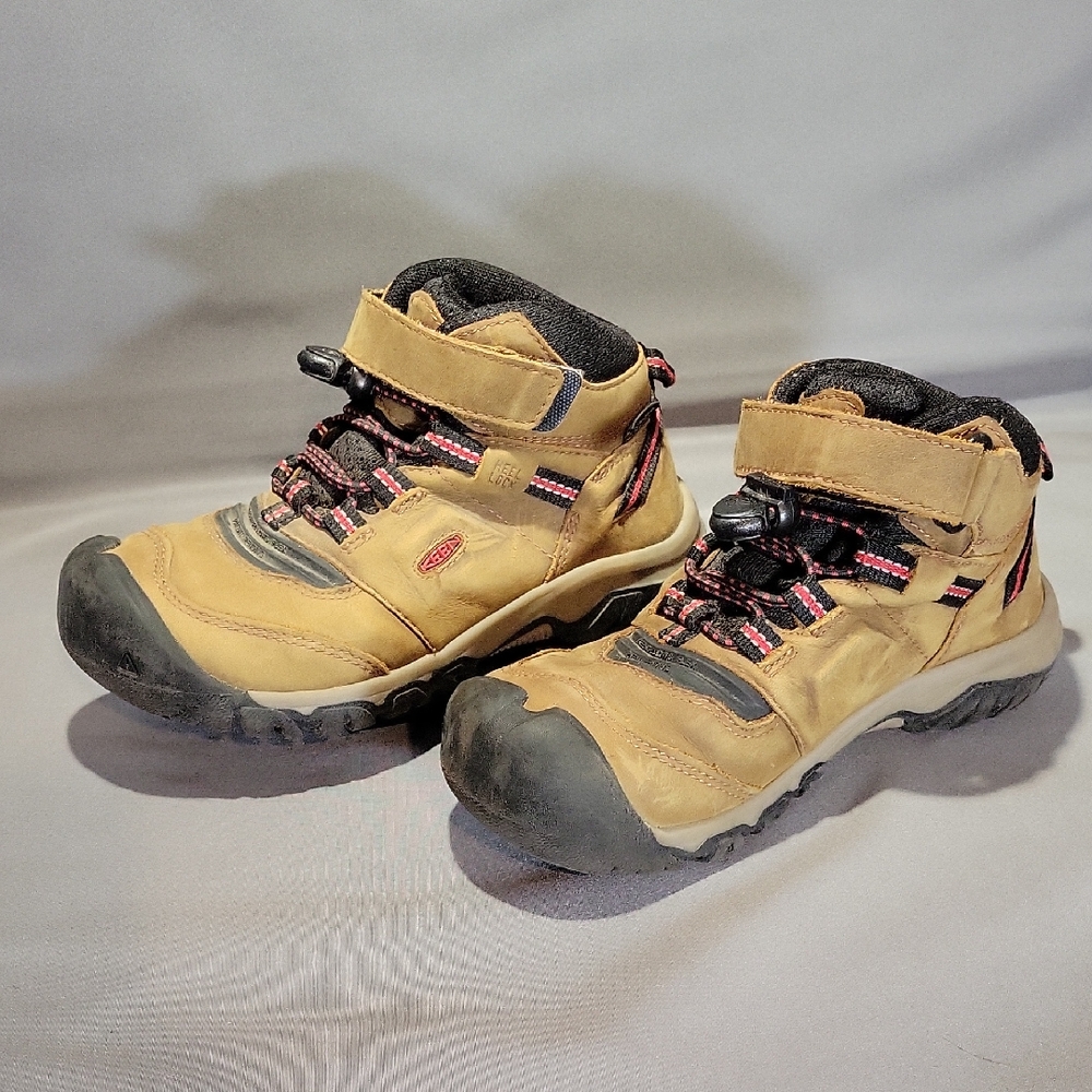 KEEN kids Ridge Flex Waterproof Hiking Boots Size 13